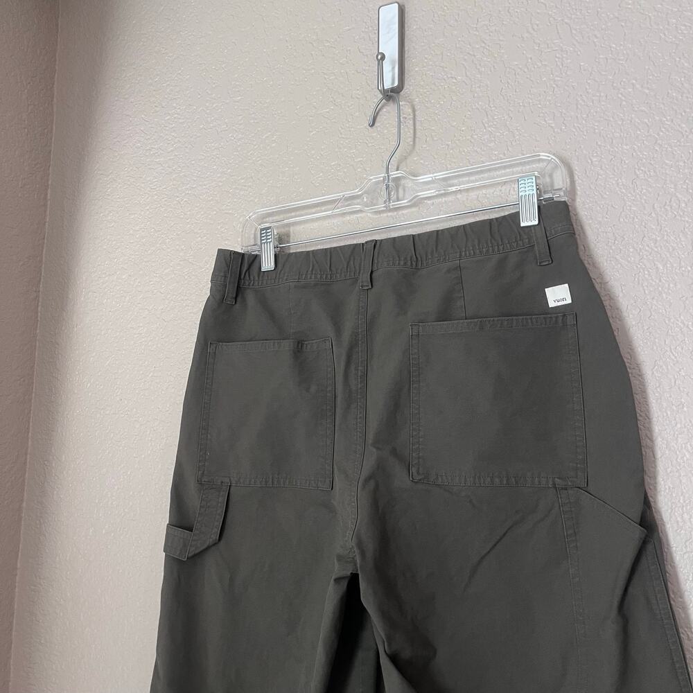 Vuori Women’s Getaway Cargo Wide Leg Pant Stretch Medium Olive Green Army Active - Picture 6 of 8